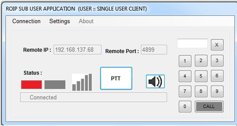 Windows PTT Soft Client